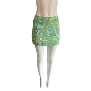 Lilly Pulitzer womens Skort It’s a Zoo Print Size 8